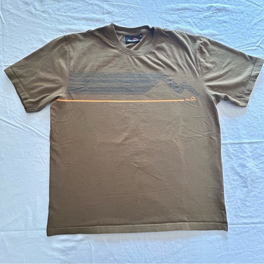 Peter Storm Brown and Gray Short Sleeve Tee
